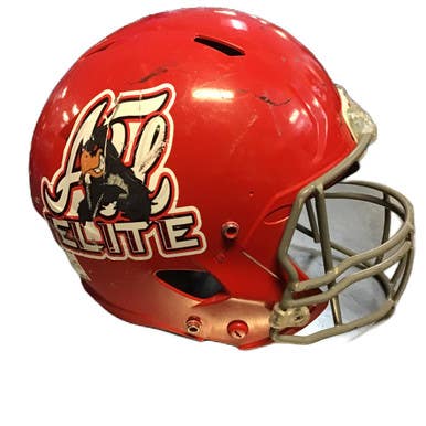 Used Riddell Victor-i Youth Football Helmet Red Lg 11730-s000071132
