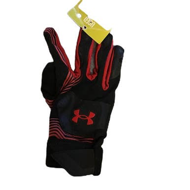 Used Under Armour Baseball Batting Gloves Black Sm 11730-s000070690
