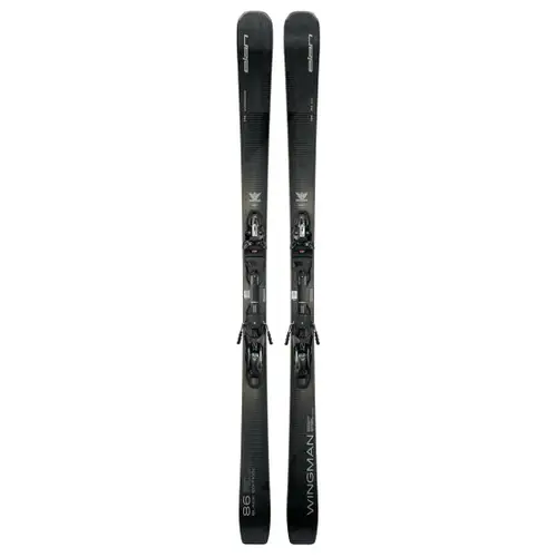 New 2026 Elan Wingman 86 Black Edition skis w/ Elan EMX 12 GW bindings; Size: 182