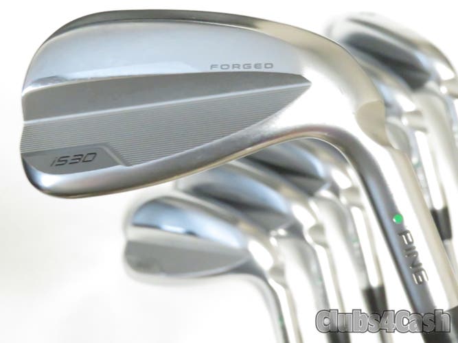 PING i530 Irons Green Dot Dynamic Gold Tour Issue S400 5-P+U  +1.25" TALL