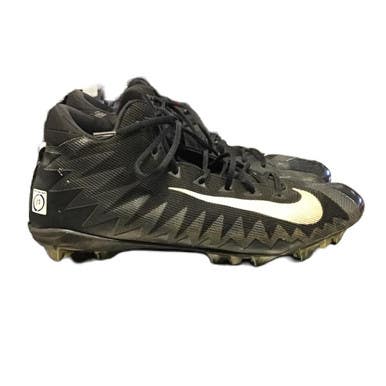 Used Nike Alpha Menace Pro Mid Adult Football Cleats Black Senior 17 11730-s000039682
