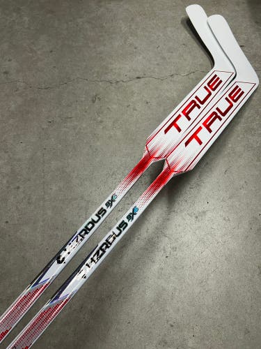 2 PACK - 25” Paddle Senior True 9X4 Hzrdus Goalie Stick Pro Stock