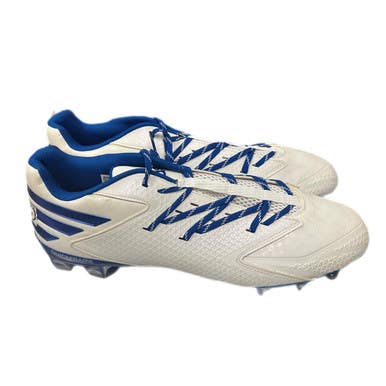Used Adidas Quickframe Carbon Low Adult Football Cleats White Senior 17 11730-s000056910