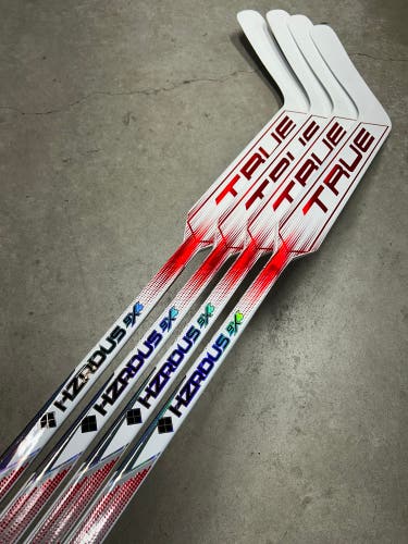 4 PACK - 25” Paddle Senior True 9X4 Hzrdus Goalie Stick Pro Stock