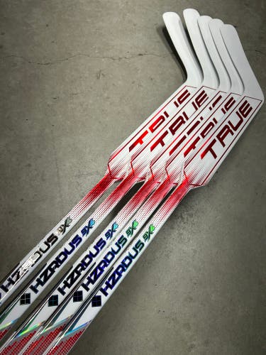 5 PACK - 25” Paddle Senior True 9X4 Hzrdus Goalie Stick Pro Stock