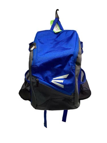 Used Easton 2 Bat Backpack Bb Sb Player Carry Bag Royal Blue 11347-s000267323