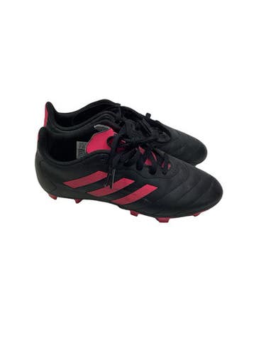 Used Adidas Soccer Cleats Black And Pink Junior 03 11347-s000265318