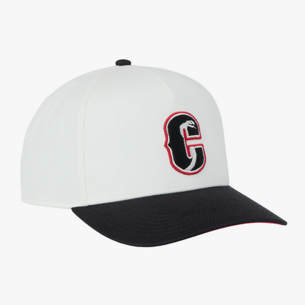 NEW 2026 Cobra Structured White/Black /Ski Patrol Adjustable Snapback Golf