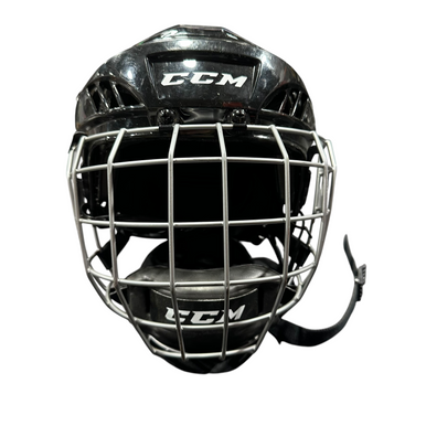 Used Ccm Fl40 No Cert Helmet Cage Combo Black Sm 11375-s000378048