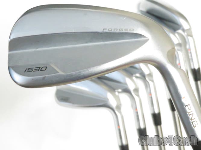 PING i530 Irons Orange Dot Aerotech SteelFiber i170cw Stiff 5-P+U