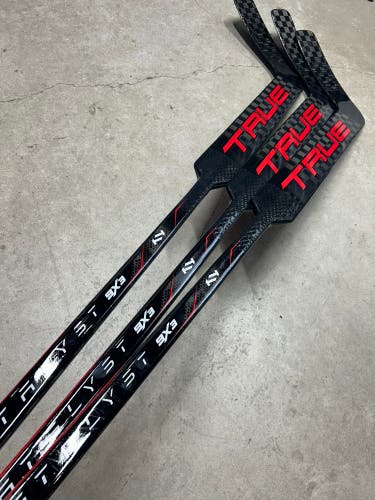 3 Pack True Catalyst 9X3 Regular Goalie Stick 25” Paddle Team Canada Pro Stock (New)