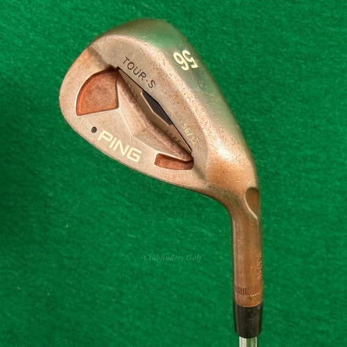 Ping Tour-S Raw Black Dot 56-12 56 Sand Wedge Stepped Steel Wedge Flex