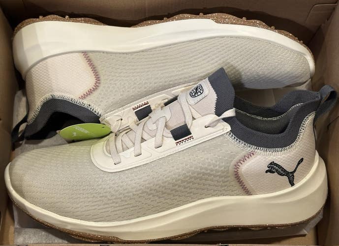 PUMA Fusion Crush Sport Golf Shoes Alpine Snow / Dark Grey Size 11 Medium NEW