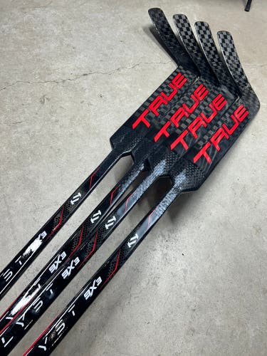 4 Pack True Catalyst 9X3 Regular Goalie Stick 25” Paddle Team Canada Pro Stock (New)