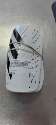 Used Adidas Soccer Shin Guards Junior White Md 11497-s000158270