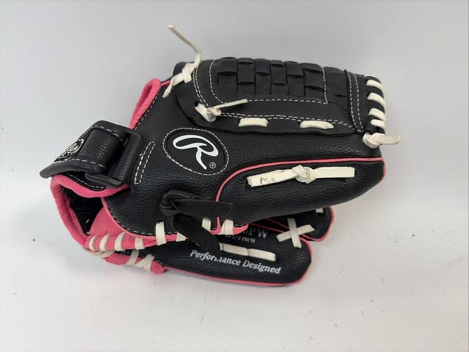 Rawlings Player Series Baseball Glove, RHT, Pink, 10.5"
