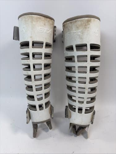 STX Valor Lacrosse Goalie Shin Guards, Large