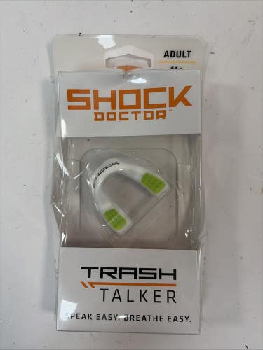 Shock Doctor Trash Talker Mouthguard, White