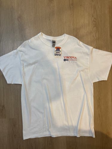 White XL Virginia Lacrosse T-Shirt