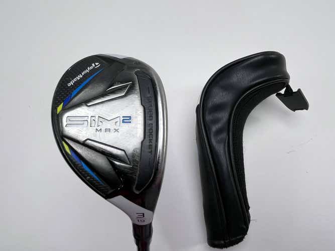 TaylorMade SIM2 MAX Rescue 3 Hybrid 19* Fujikura Ventus Blue 7S Stiff RH HC