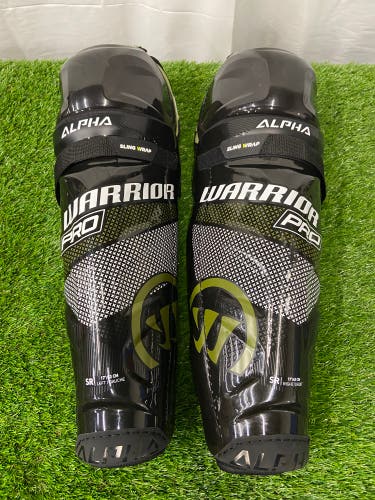 Warrior Alpha Pro Shin Pads | Senior sized 17"