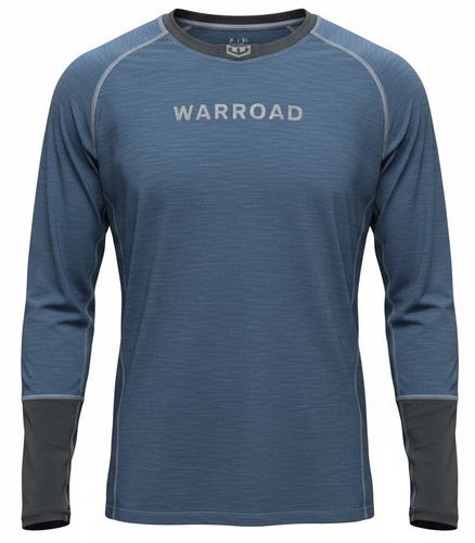 Navy Blue Large Warroad Compression Undershirt (Used) 7899 (A R1 S5 L1)