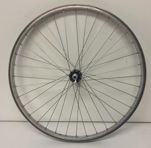 Vintage Araya 36-Spoke Silver Aluminum 26 x 1.75 QR Mountain Bike Front Wheel