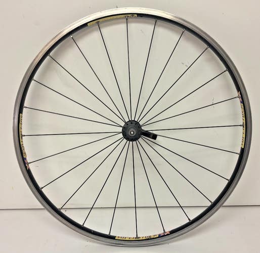 Vintage 1990s Bontrager Super Stock 24-Spoke Black Aluminum 26" QR Front Wheel