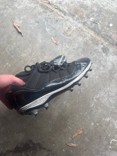 Black Men's Size M 10.5 (W 11.5) Adult Air Jordan Molded Cleats Cleats (Used)