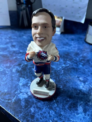Pascal Morency Bridgeport Soundtigers Signed Bobble Head