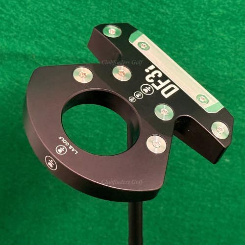 LAB Golf 2026 DF3i 34" Stainless Steel Insert Putter Matte Black Steel w/ HC