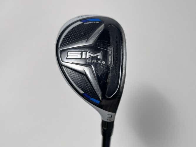TaylorMade SIM MAX 3 Hybrid 19* Fujikura Ventus Blue 6R Regular Graphite Mens RH