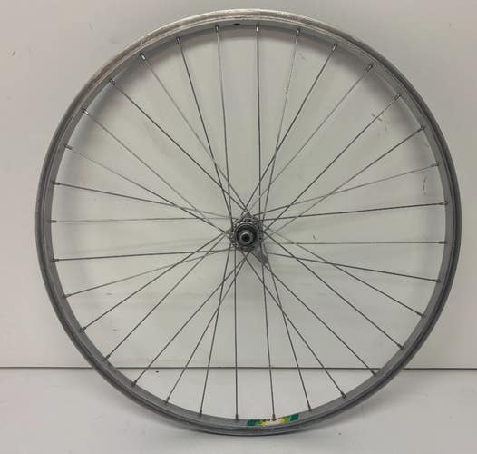 Vintage Araya RM-20 32-Spoke Silver Aluminum 26" QR Front Wheel Shimano M451 Hub