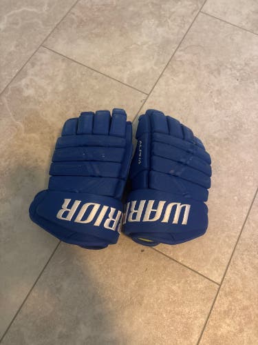 Warrior Alpha DX4 Gloves 13" Pro Stock (Used)