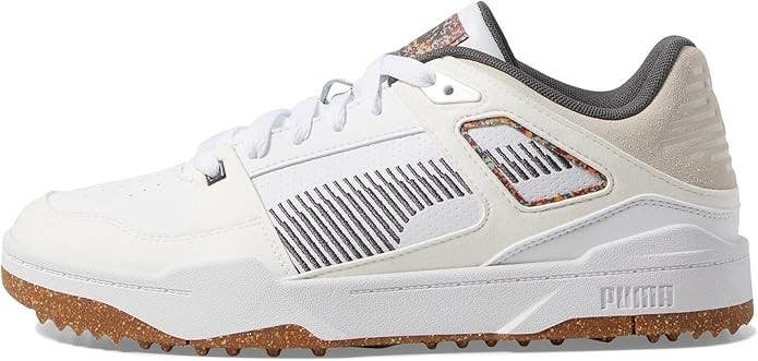 PUMA Slipstream G Mens Spikeless Golf Shoes White/Gray Size 9 Medium New in Box