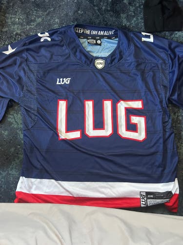 Blue Large Lug League Adult Unisex Jersey (Used)