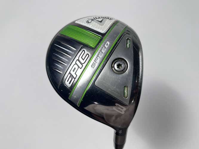 Callaway EPIC Speed 3 Fairway Wood 15* Project X Cypher Fifty 5.0 50g Senior RH