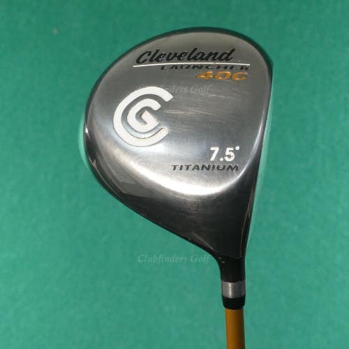 Cleveland Launcher 400 Titanium 7.5 Driver Launcher Gold Graphite Stiff *READ*