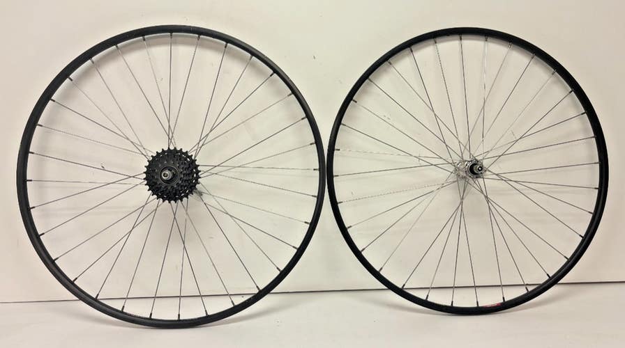 Vintage Trek Matrix Titan II 7-Spd 32-Spoke Aluminum 700C Wheelset Sansin Hubs
