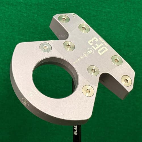 LAB Golf DF3 Custom Charcoal 35" Putter Golf Club w/ LAB Golf x TPT Shaft & HC