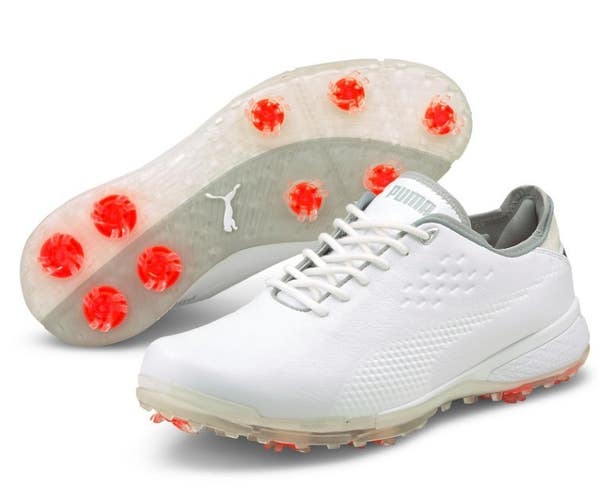 PUMA Proadapt Delta Leather Golf Shoes White Size 9.5 Medium New in Box