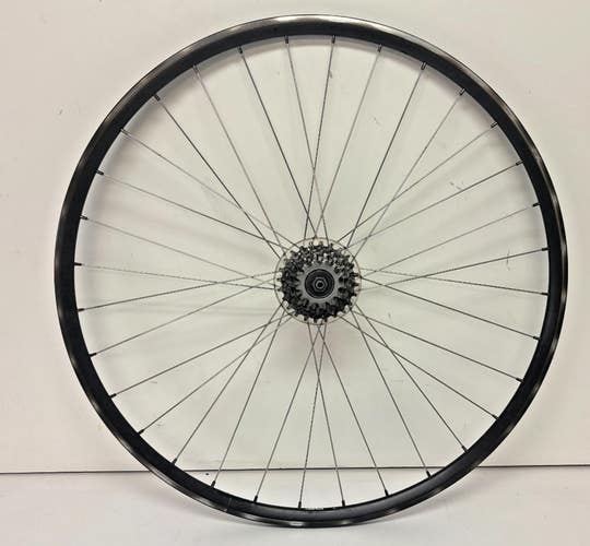 Vintage Trek Matrix IsoC 7-Spd Gray Aluminum 700C Rear Wheel Shimano 105 Hub