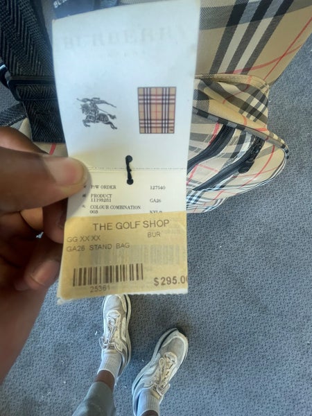 Burberry Nova Check Unisex Stand Bag | SidelineSwap | Buy and Sell
