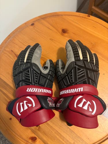 Umass Warrior Evo Lacrosse Gloves (Used)