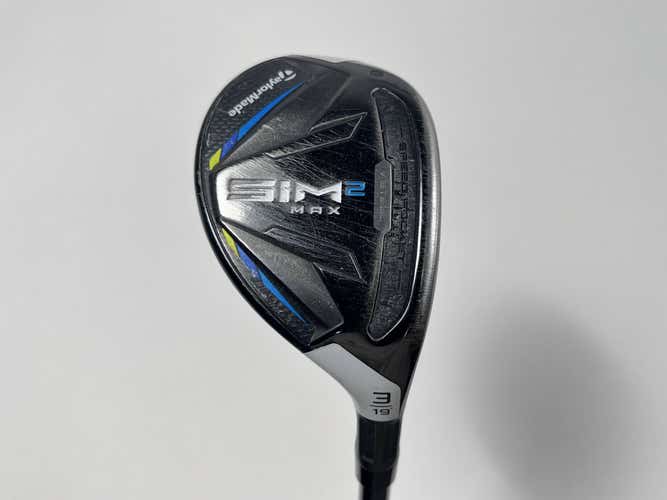 TaylorMade SIM2 MAX Rescue 3 Hybrid 19* Fujikura Ventus Blue 7-S Stiff RH