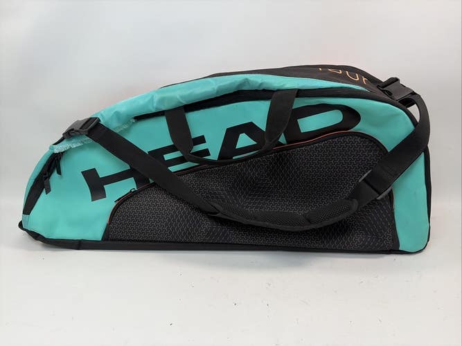 Head Tour Team Multi Racket Bag, Orange/Teal/Black
