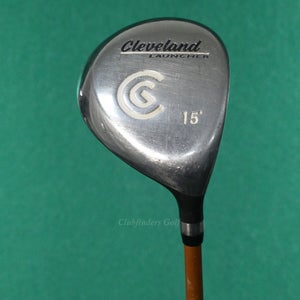 Cleveland Launcher Stainless Fairway 15 3 Wood Launcher Gold 65g Graphite Stiff