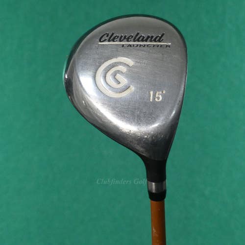 Cleveland Launcher Stainless Fairway 15 3 Wood Launcher Gold 65g Graphite Stiff