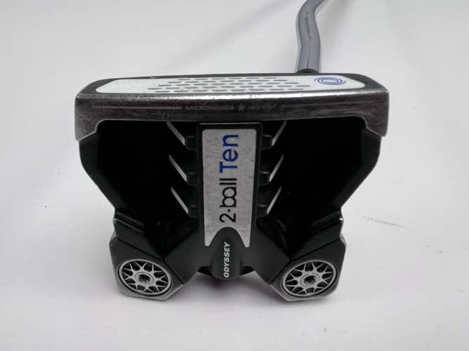 Odyssey 2-Ball Ten Stroke Lab Putter 34" SuperStroke Flatso 1.0 Mens RH