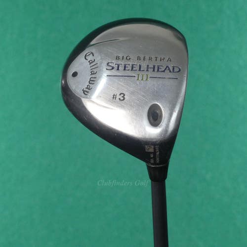 Callaway Big Bertha Steelhead III Fairway 3 Wood System III Graphite Firm